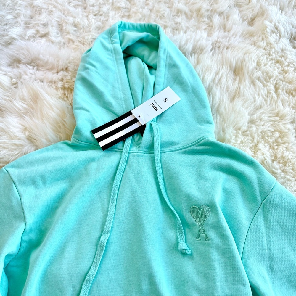 AMI Tiffany Blue Hoodie/Sweatshirt - Picture 5 of 7